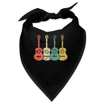 Ukulele Sopranino-Ukulele - Bandana - Schwarz - Vorne