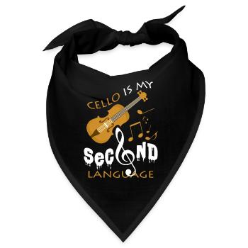 Cello - Bandana - Schwarz - Vorne