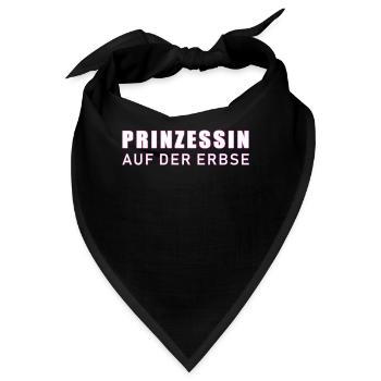 Prinzessin auf der Erbse - Bandana - Schwarz - Vorne