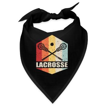 Lacrosse - Bandana - Schwarz - Vorne