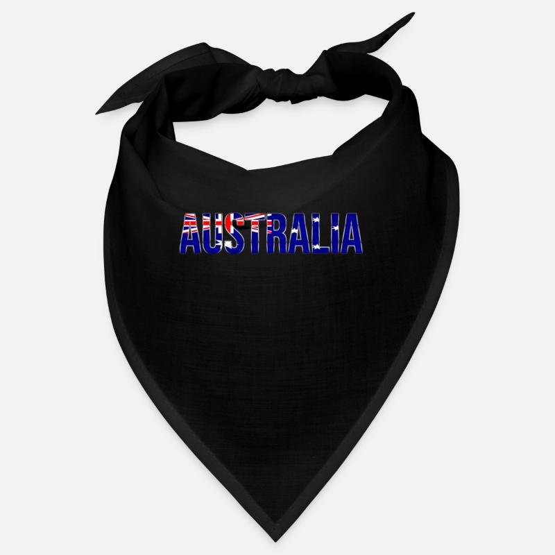 Australien Flagge Schrift-Design Bandana