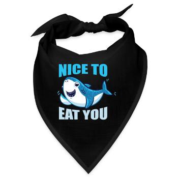 Hai Haifisch - Bandana - Schwarz - Vorne