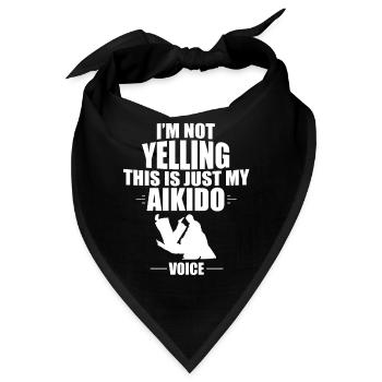 Aikido - Bandana - Schwarz - Vorne