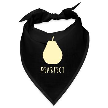 Birne - Bandana - Schwarz - Vorne