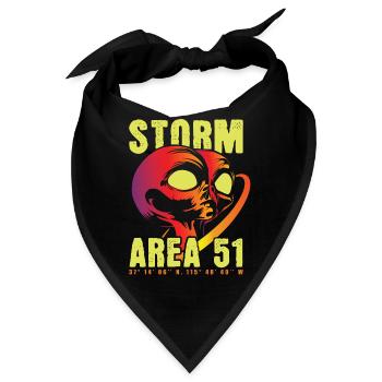 Storm Area 51 - Bandana - Schwarz - Vorne