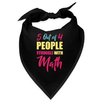 Mathe Hass - Bandana - Schwarz - Vorne