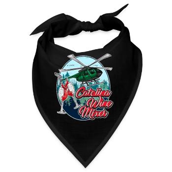Catalina MIxer Weingeschenk - Bandana - Schwarz - Vorne