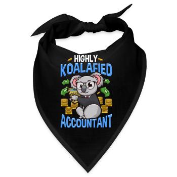 Buchhalter Buchhaltung Finanzen Bilanzen Geschenk - Bandana - Schwarz - Vorne