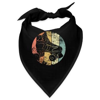 Rollschuh - Bandana - Schwarz - Vorne