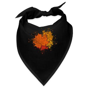 Herbst - Bandana - Schwarz - Vorne