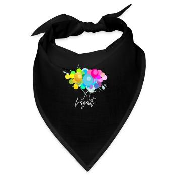 Ballons Hipster - Bandana - Schwarz - Vorne