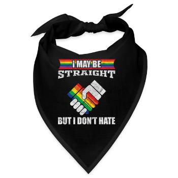 Menschenrechte Toleranz - Bandana - Schwarz - Vorne