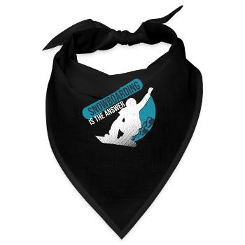 snowboard snowboard - Bandana - Schwarz - Vorne