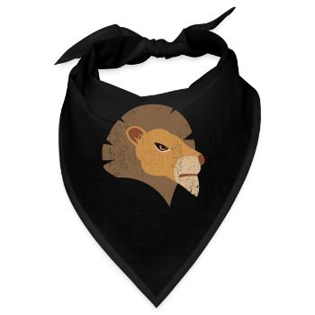 Jungle Animal V4 - Bandana - Schwarz - Vorne