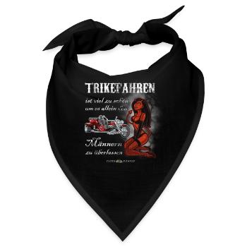 TRIKE KÖNIGE / Kleines Trike Teufelchen - Bandana - Schwarz - Vorne