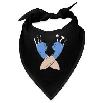 Dental Wolverine Dentist - Bandana - Schwarz - Vorne