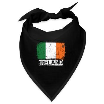 Irland - Bandana - Schwarz - Vorne