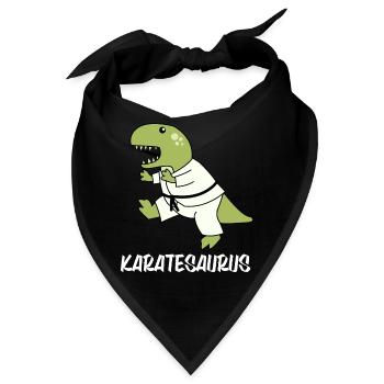 Kampfsport Karate Kinder Geschenk Verein - Bandana - Schwarz - Vorne