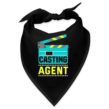 Casting Agent Kino Produzent Darsteller - Bandana - Schwarz - Vorne