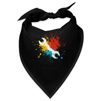 Werkzeug - Bandana - Schwarz - Vorne
