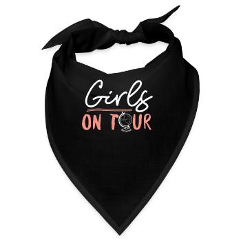 Girls on Tour - Bandana - Schwarz - Vorne