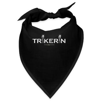 TRIKE KÖNIGE / DIE TRIKERIN - Bandana - Schwarz - Vorne