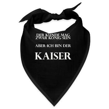 Kaiser - Bandana - Schwarz - Vorne