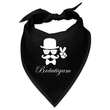 Bräutigam - Bandana - Schwarz - Vorne