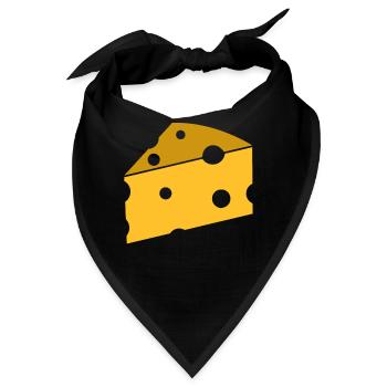 Käse - Bandana - Schwarz - Vorne