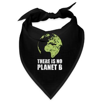Klimaschutz Umweltverschmutzung - Bandana - Schwarz - Vorne