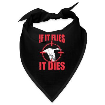 Jagd - Bandana - Schwarz - Vorne