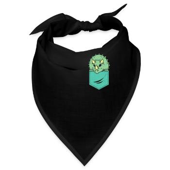 Triceratops - Bandana - Schwarz - Vorne