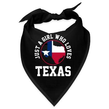 Texas - Bandana - Schwarz - Vorne