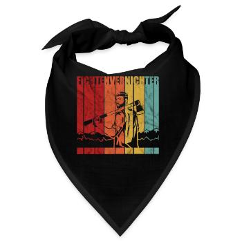 Förster Forstwirt Forstwirte Kettensäge Geschenk - Bandana - Schwarz - Vorne