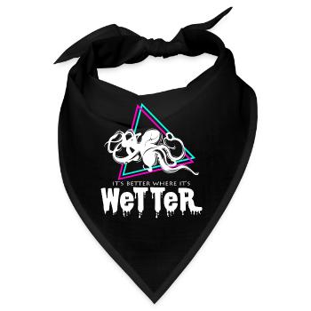 Kraken - Bandana - Schwarz - Vorne
