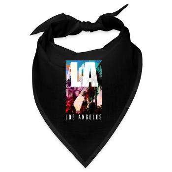 Los Angeles - Bandana - Schwarz - Vorne