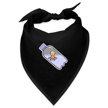 Oktopus - Bandana - Schwarz - Vorne