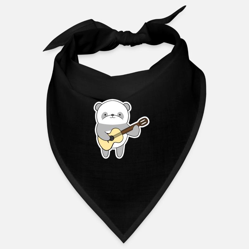 Panda with guitar Bandana