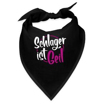 Schlager - Bandana - Schwarz - Vorne