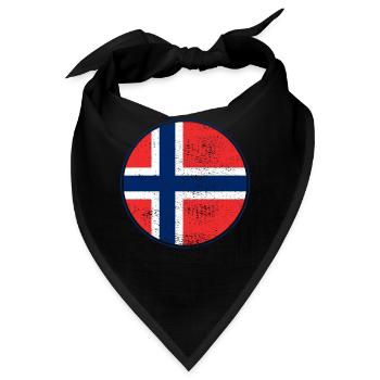 Norwegen - Bandana - Schwarz - Vorne
