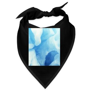 Gletscherhöhle - Bandana - Schwarz - Vorne