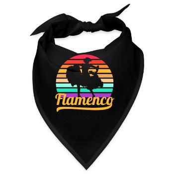 Flamenco - Bandana - Schwarz - Vorne