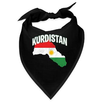Kurdistan - Bandana - Schwarz - Vorne