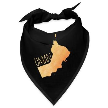 Oman - Bandana - Schwarz - Vorne