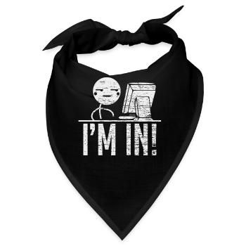 Hacking Hacker Programm Codieren - Bandana - Schwarz - Vorne
