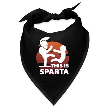 Sparta THIS IS SPARTA - Bandana - Schwarz - Vorne