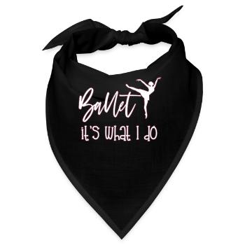 Ballerina - Bandana - Schwarz - Vorne