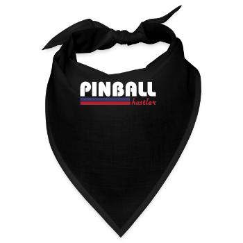 Pinball-Hustler - Bandana - Schwarz - Vorne