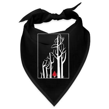 Rotkäppchen - Bandana - Schwarz - Vorne