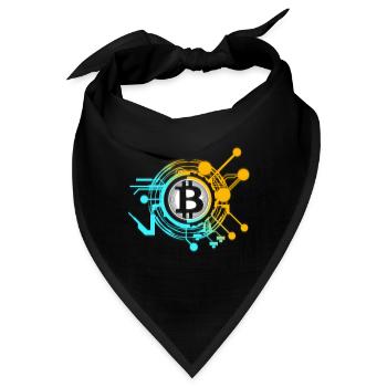 Bitcoin - Bandana - Schwarz - Vorne
